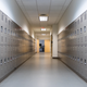 School hallway with lockers